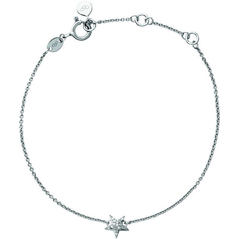 Ladies Links Of London Sterling Silver Diamond Essentials Bracelet