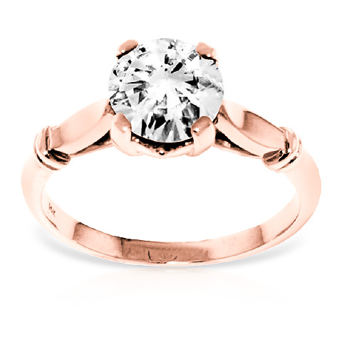 Diamond Solitaire Ring 1 ct in 18ct Rose Gold
