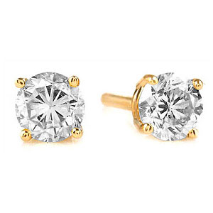 Diamond Stud Earrings 1.5 ctw in 9ct Gold