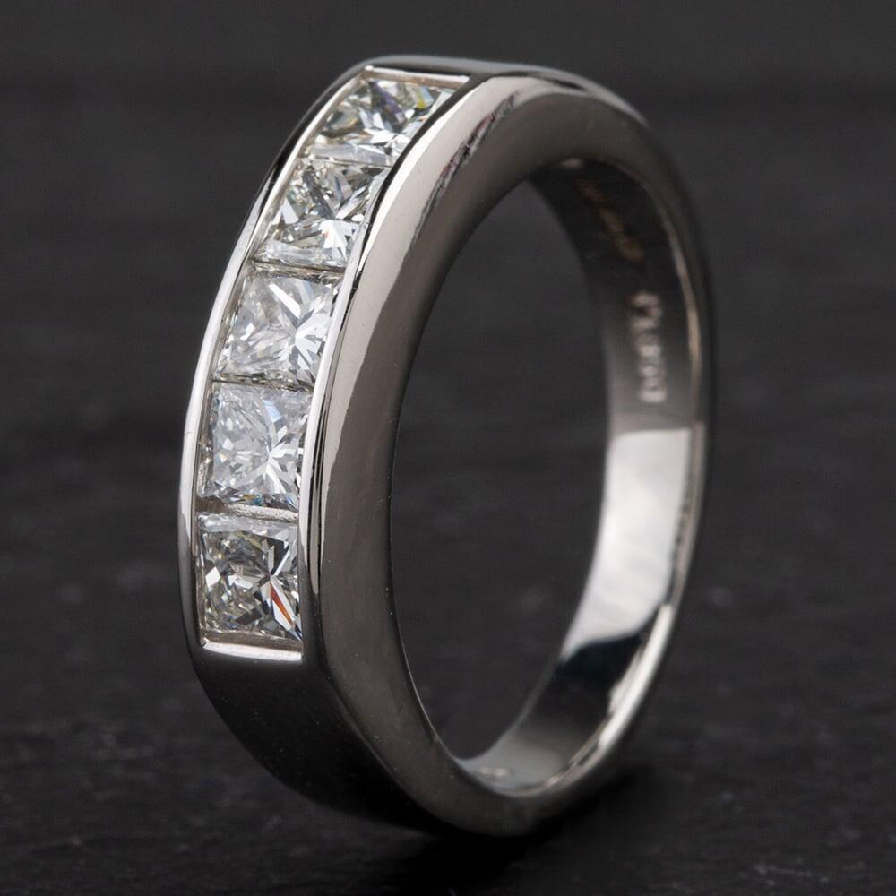 Pre-Owned Platinum Princess Cut Diamond Ring 4328499