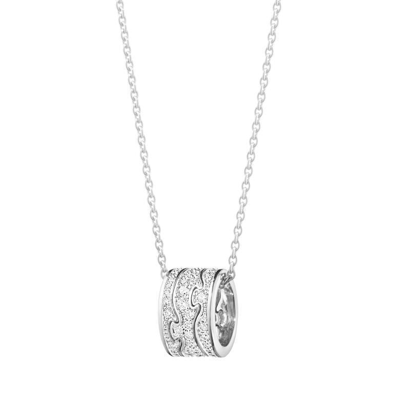 Georg Jensen Fusion 18ct White Gold 0.35ct Diamond Necklace - Default Title / White Gold
