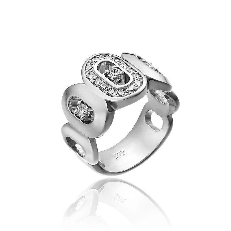 Chimento Optima 18ct White Gold 0.45ct Diamond Band Ring