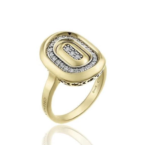 Chimento Optima 18ct Yellow Gold 0.24ct Diamond Ring