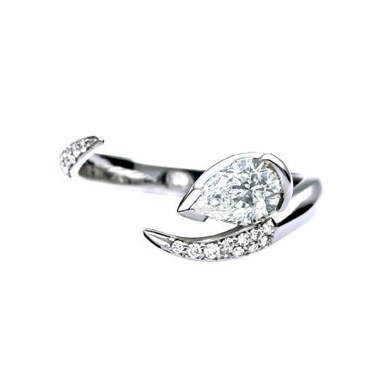 Shaun Leane Entwined 18ct White Gold 0.84ct Diamond Ariana Eternity Ring - L