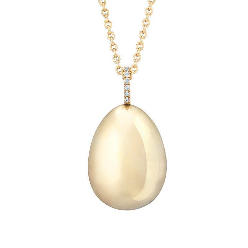 Faberge Imperial Simple 18ct Yellow Gold Pendant - Default / Yellow Gold
