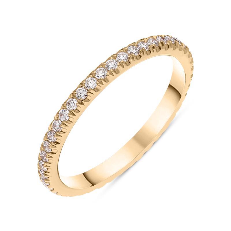 18ct Rose Gold Diamond Full Eternity Ring